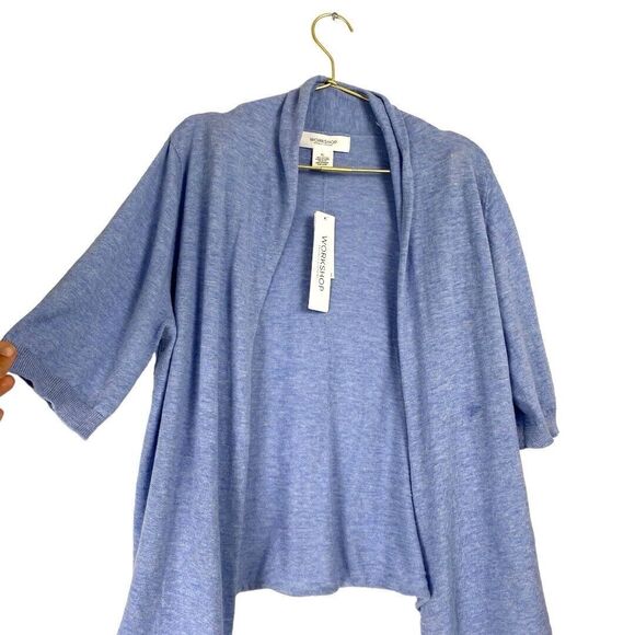 Workshop Republic Clothing Womens Knit Draped Open Cardigan Size XL 0093 - Picture 6 of 7